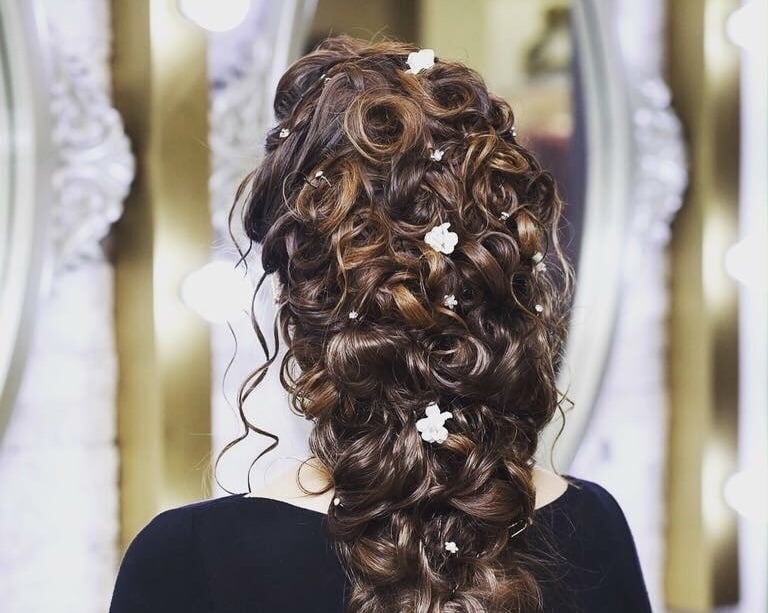 ब्राइडल हेयर स्टाइल-Bridal Hairstyle For Glamorous Look - शादी की वेबसाइट